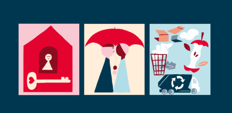 Koristeellinen kuva.